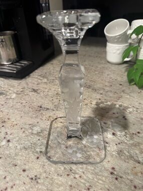 Varga Art Crystal Imperial Collection RARE Candlestick